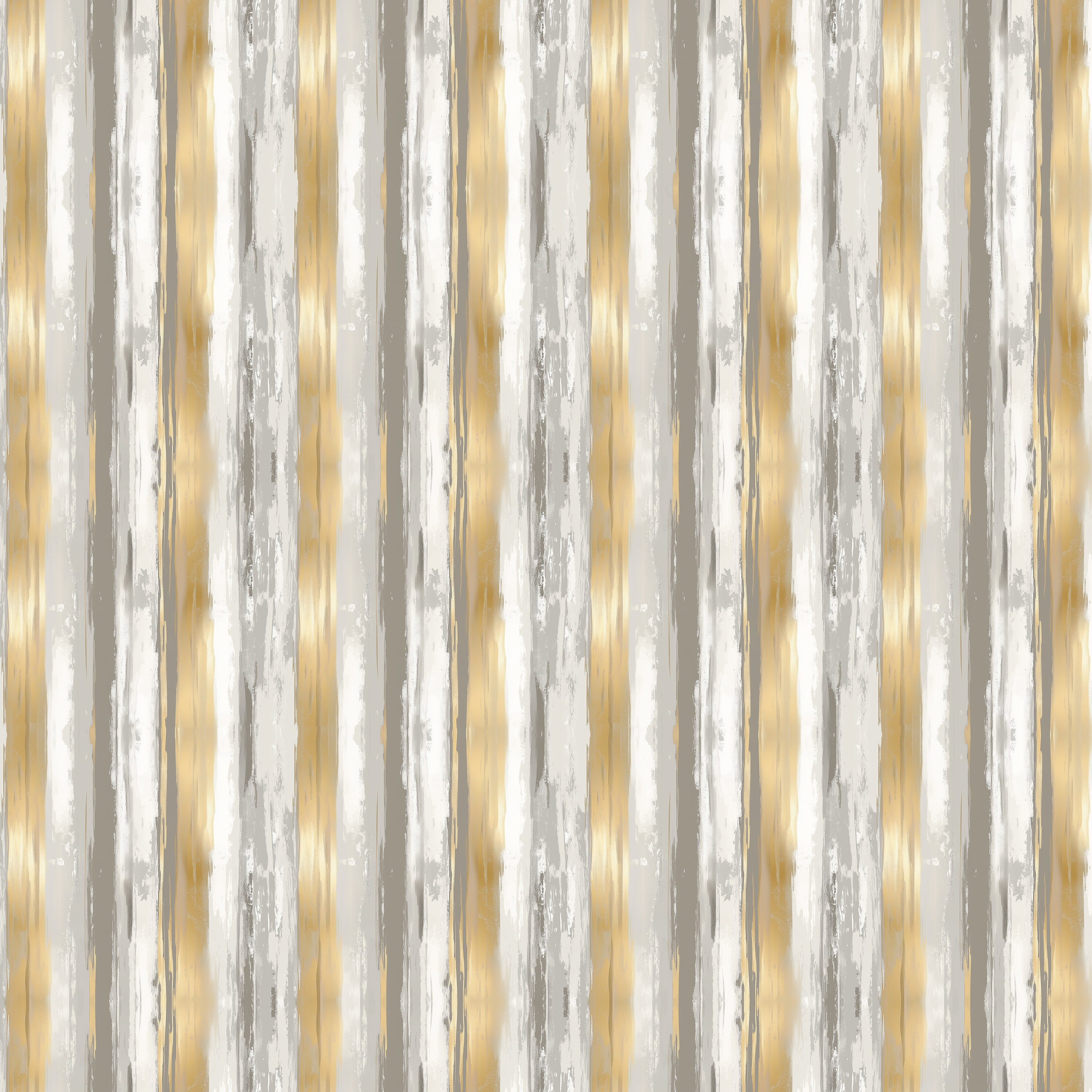 Close-up of Gilded Brush wrapping paper showing golden and gray brush lines.