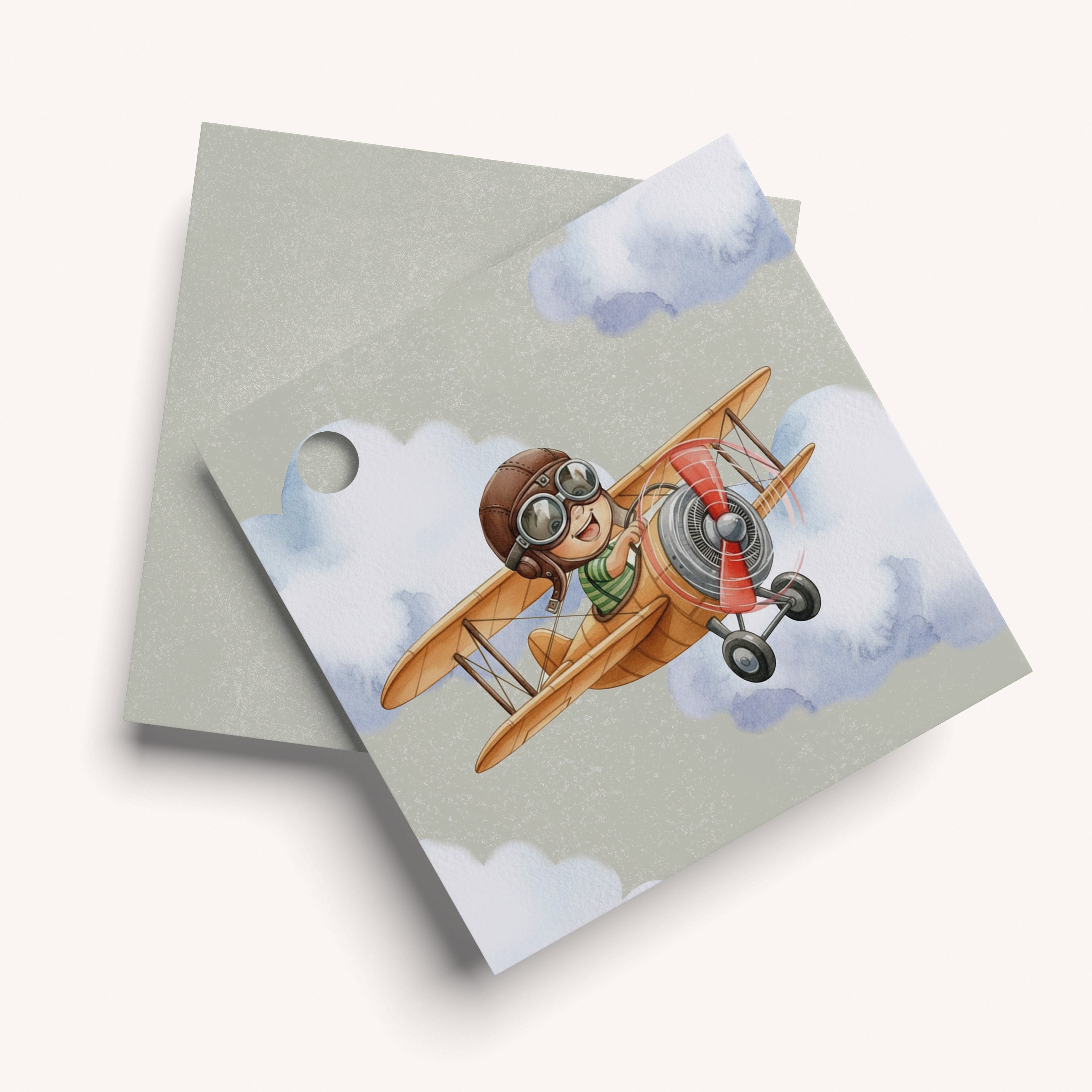 Up, Up & Away Gift Tag