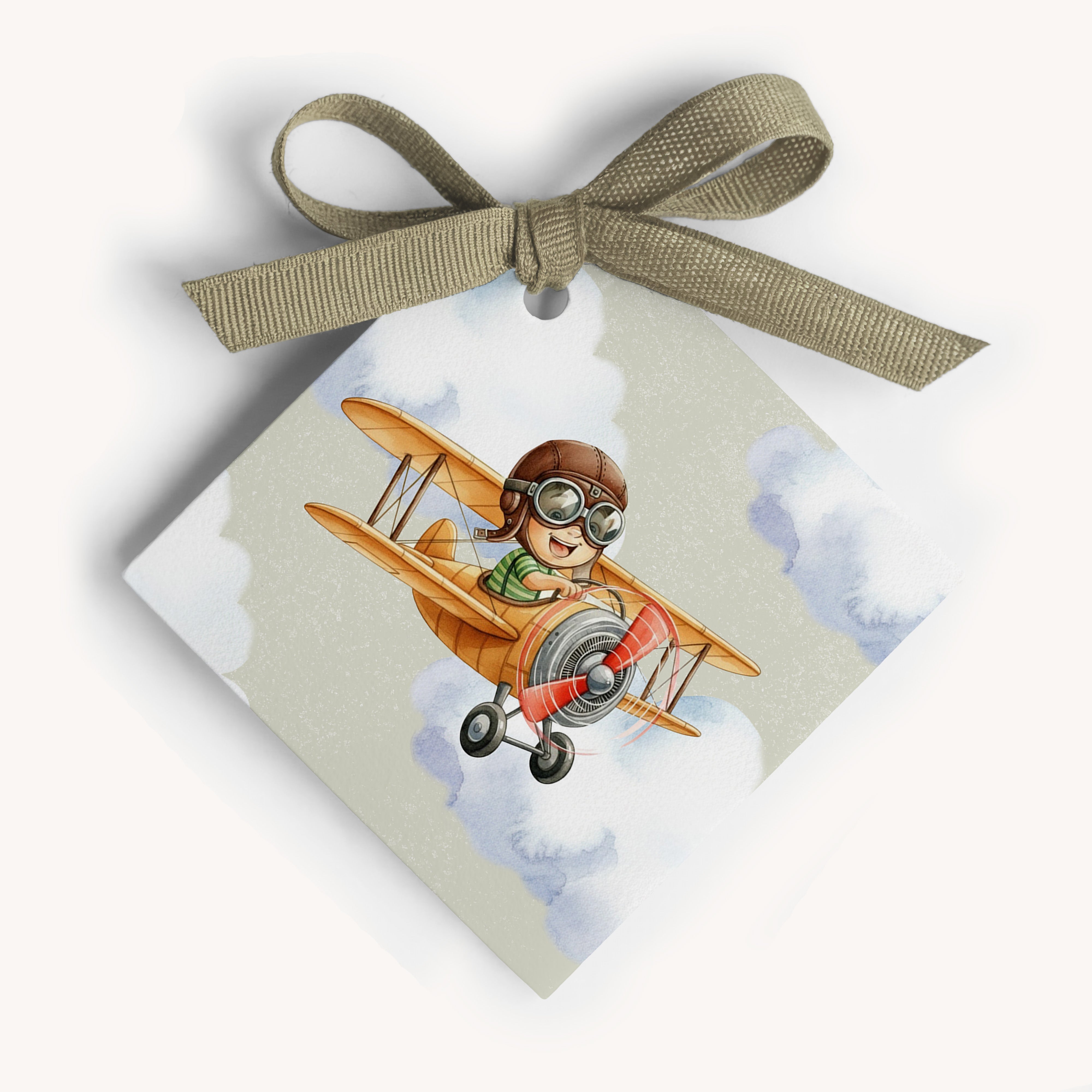 Up, Up & Away Gift Tag