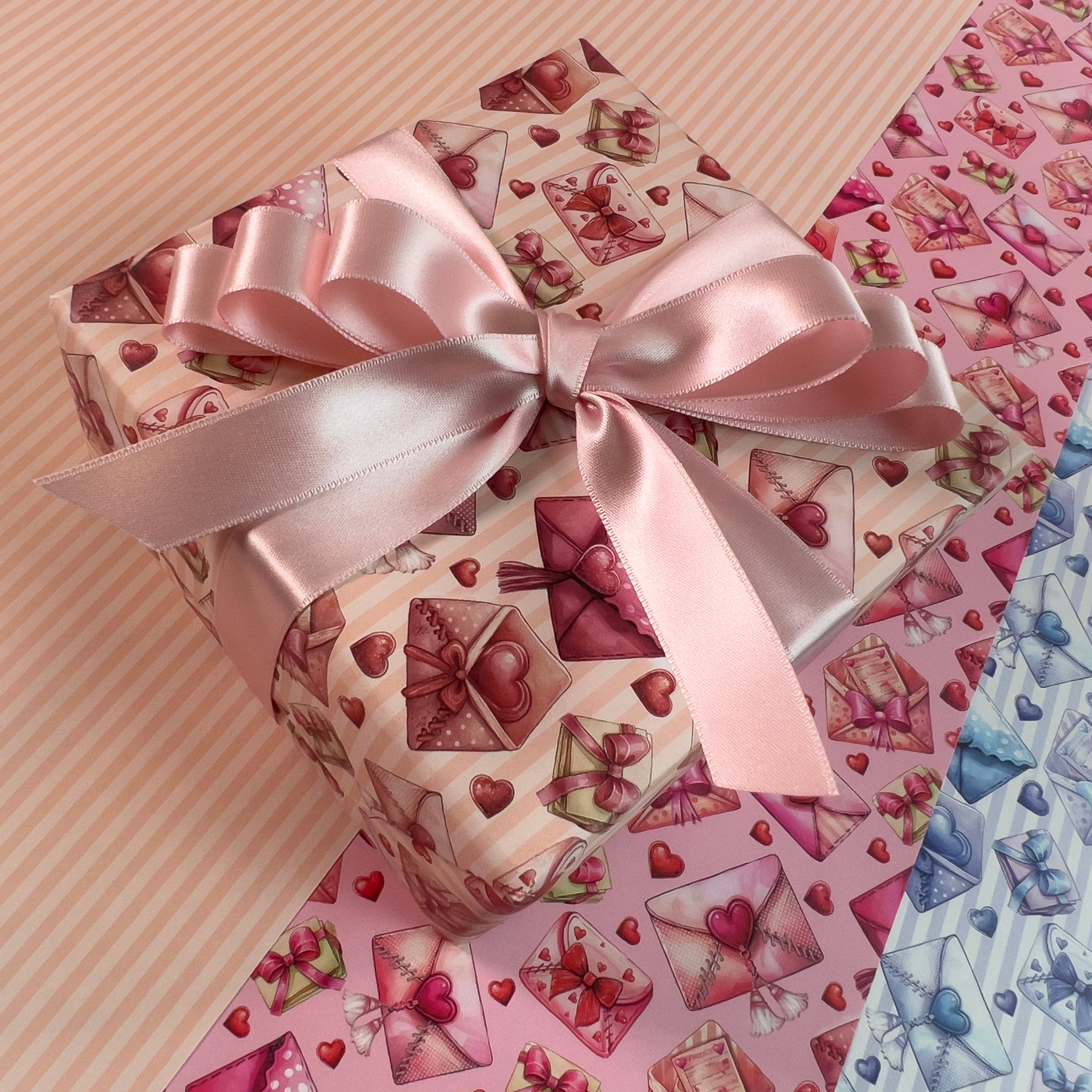 Sealed with Love Double-Sided Wrapping Paper