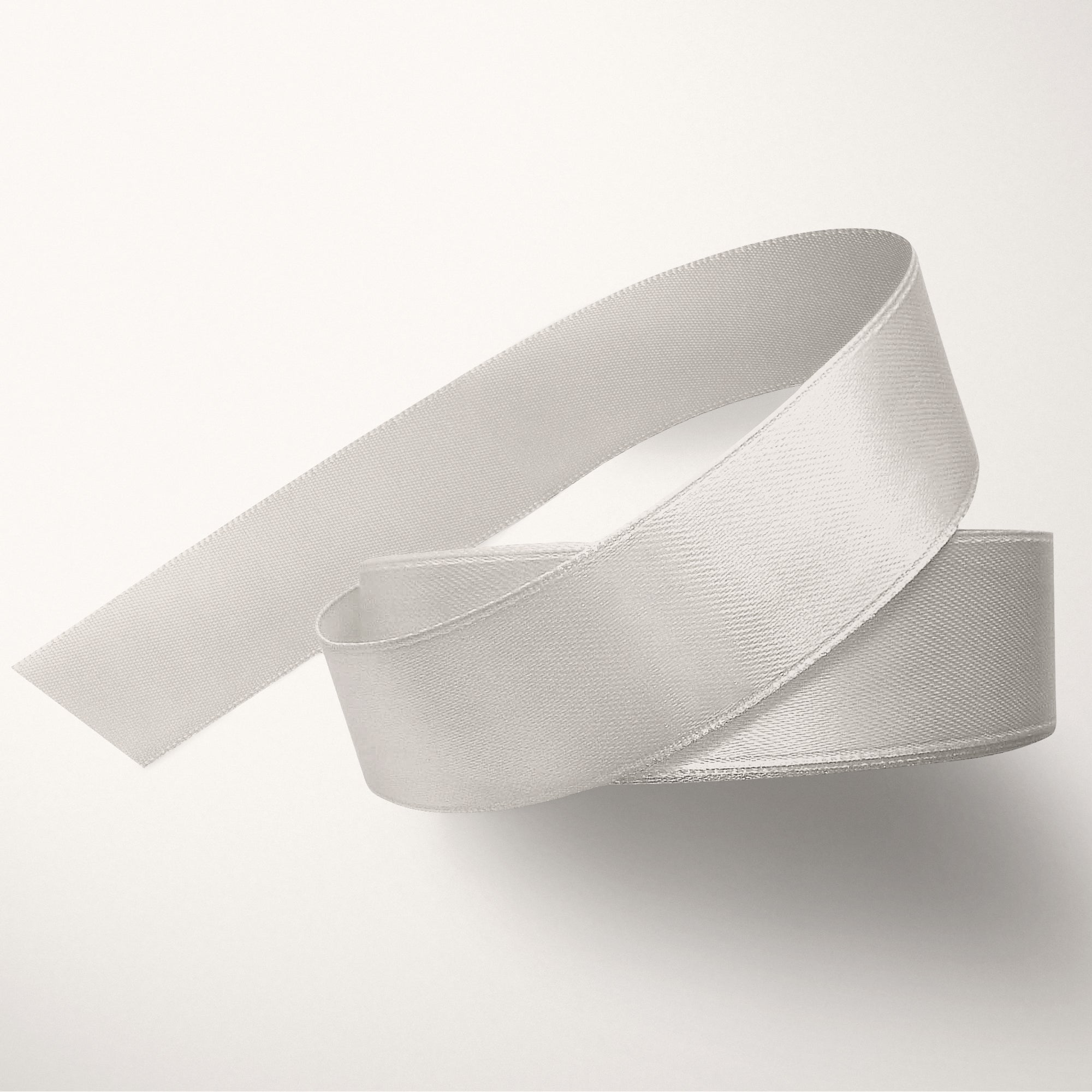 Gray Tone Satin Ribbons