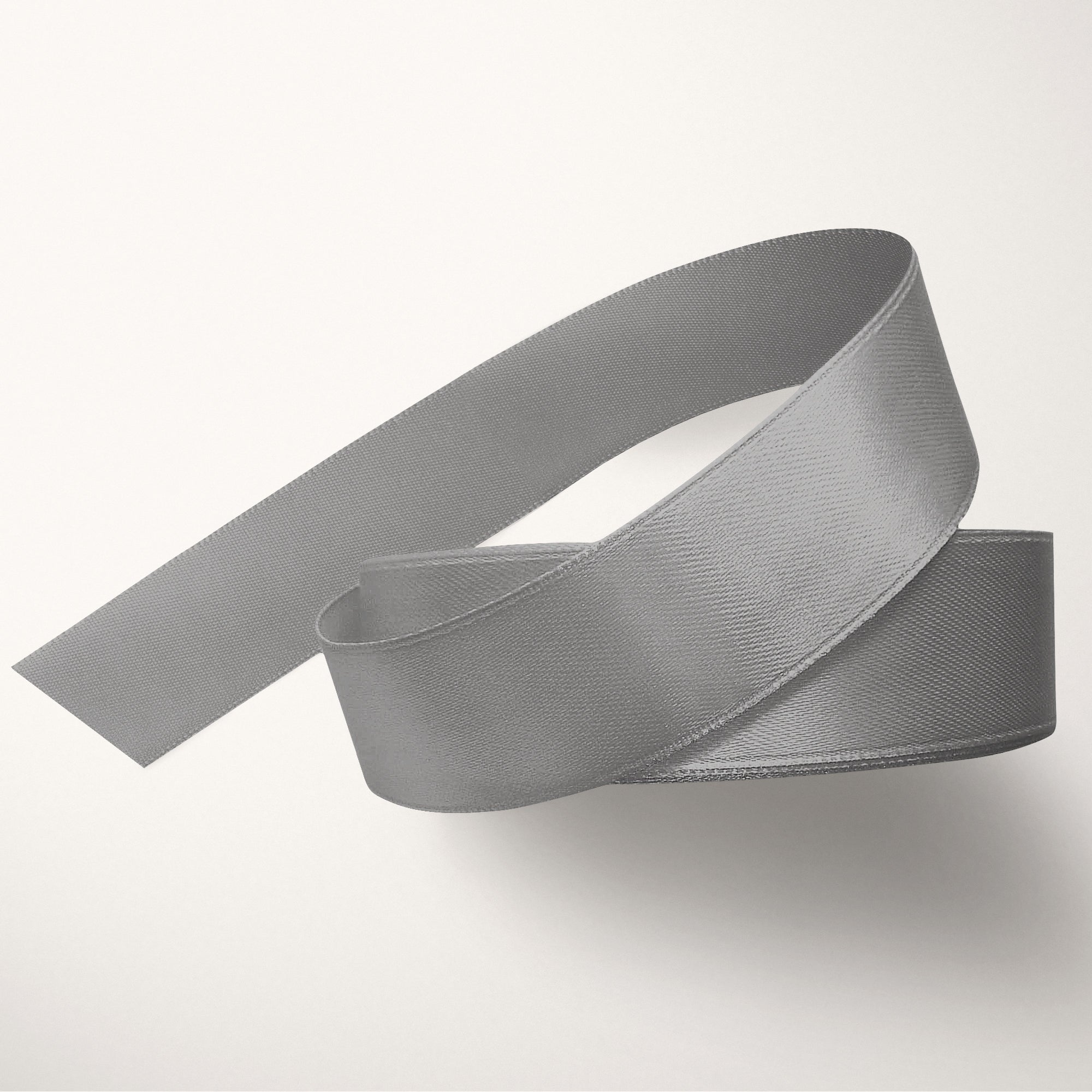 Gray Tone Satin Ribbons