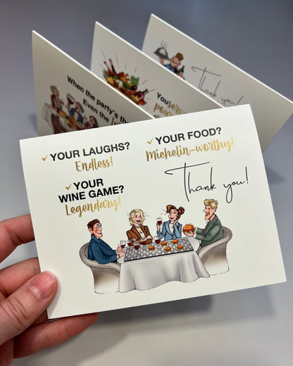 Best Dinner Party Ever | Thank You Greeting Card for Hosts